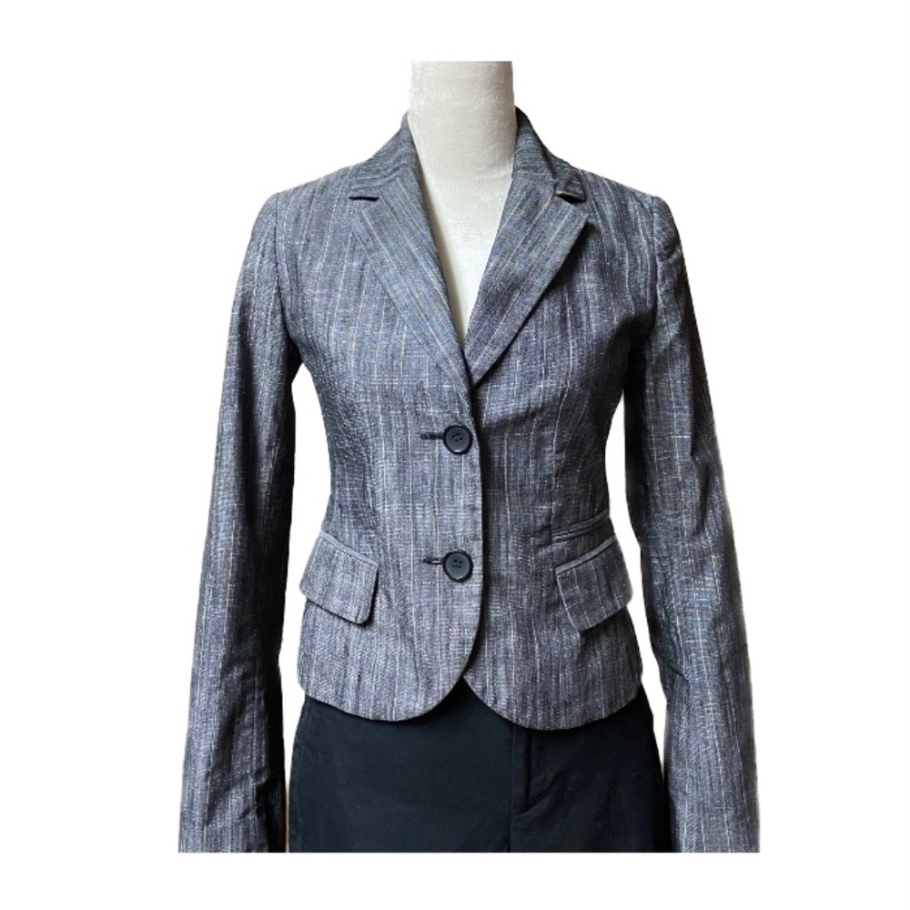 H&M Charcoal Stripe Blazer